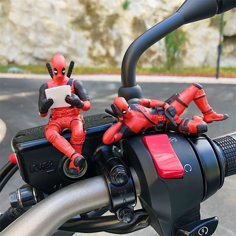 Picture of Desk Decoration Deadpool Car Home Office Marvel 8cm X-MAN Funny Cute Figure Model Toys