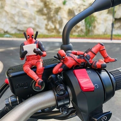 Picture of Desk Decoration Deadpool Car Home Office Marvel 8cm X-MAN Funny Cute Figure Model Toys