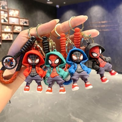 Picture of Marvel Spider Man Keychain Decoration Car Key Bag Keyring