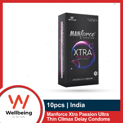 Picture of Manforce Xtra Passion Ultra Thin Condoms 10pcs | India(Clear)