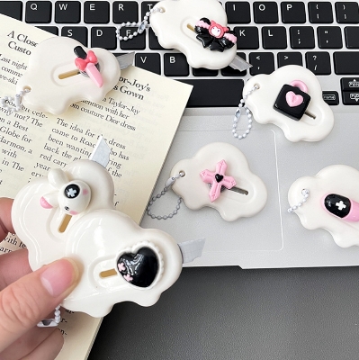 Picture of Cute Retro Black & Pink mini portable cutter