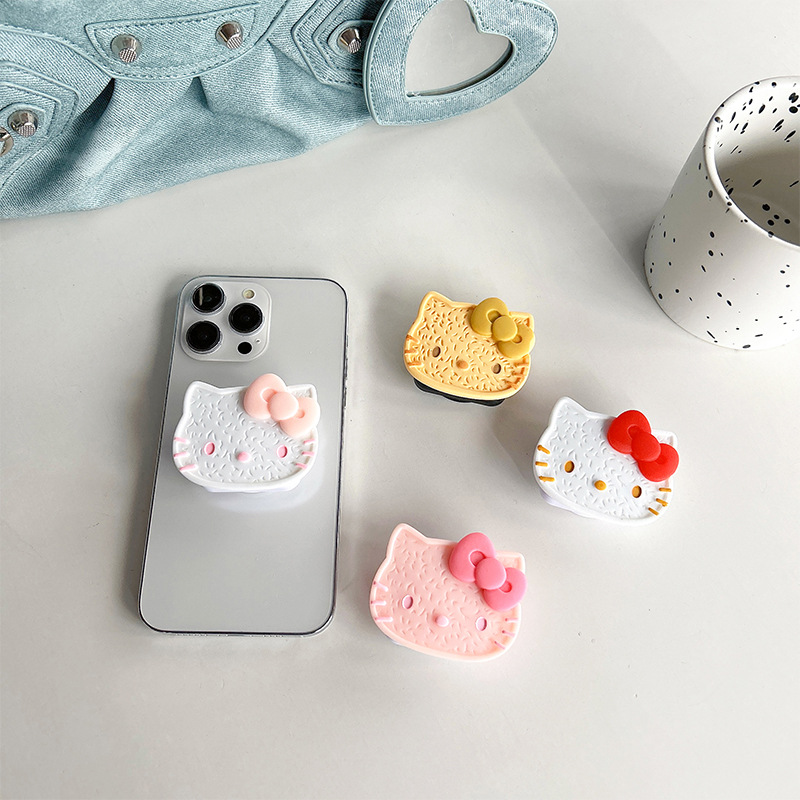 Picture of Kawaii Hello Kitty Mobile Phone Holder with makeup mirror