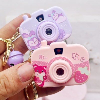 Picture of Creative Projection Camera Cartoon Keychain Backpack Pendent