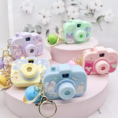 Picture of Creative Projection Camera Cartoon Keychain Backpack Pendent