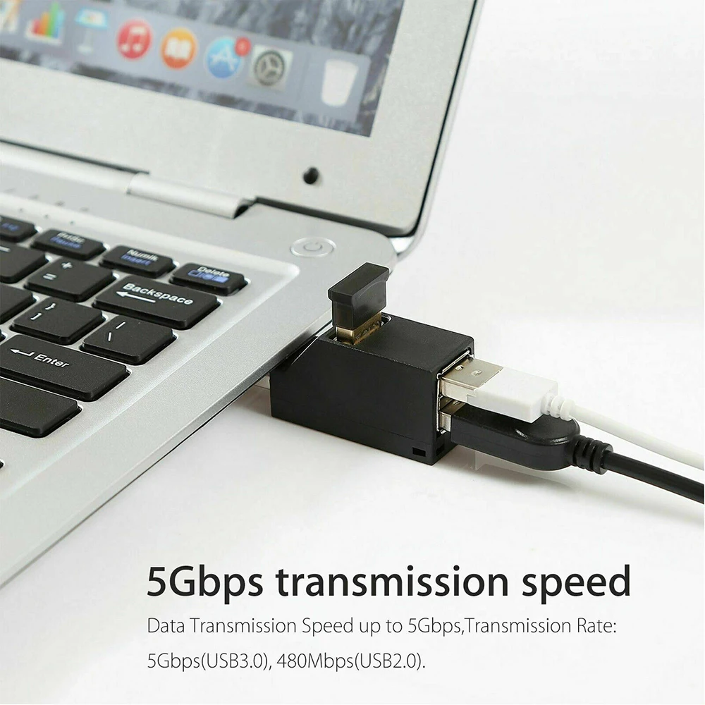 Picture of 1PCS USB 3.0 HUB Adapter Mini Splitter Extender Box 3 Port High Speed for PC Laptop U Disk Card Reader Docking USB Hub Converter