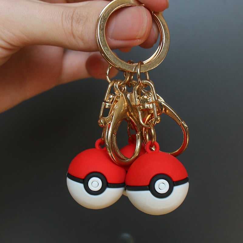 Picture of 1pcs Pokemon Action Figure Pokeball Keychain Pendant Toy For Gifts Pokeball 1
