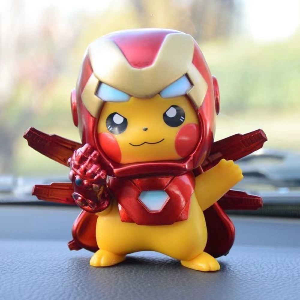 Picture of Pikachu Anime Figure Doll Desktop Boy Room Decoration Gift for Friends