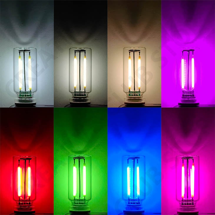 Picture of Pc Car 5V Night Light LED Filament Lamp Portable Lighting Plug Play USB Lamp Decorative Atmosphere Lamps for Environmentled Lights