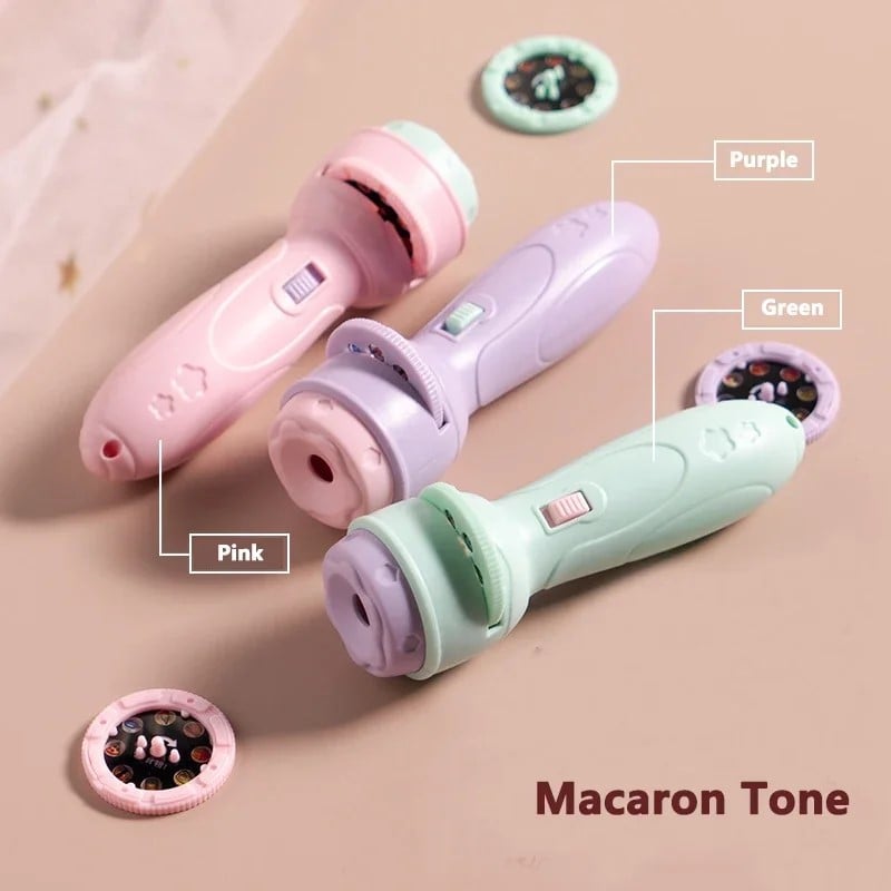 Picture of Projector flashlight Early education educational development toy children's enlightenment luminous toy cartoon pattern projector
