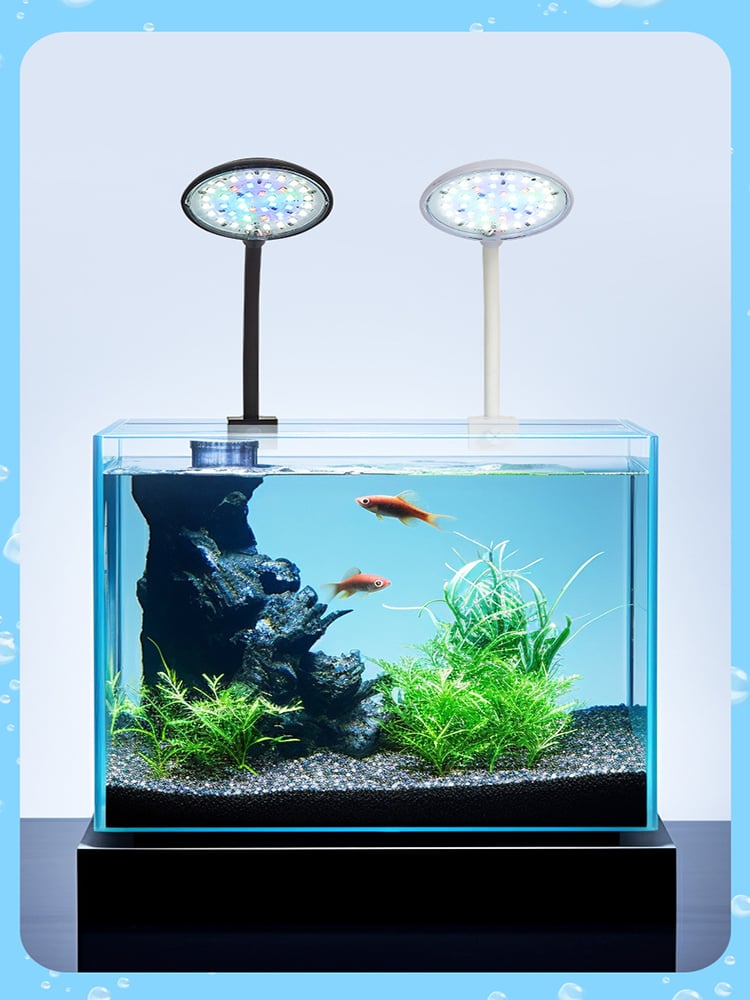 Picture of 5W Fish Tank Clip Lamp,USB Power LED Full Spectrum,Waterproof Algae Lighting 360-degree Tank Light for Turtle Fish Tanks 1 Switch model