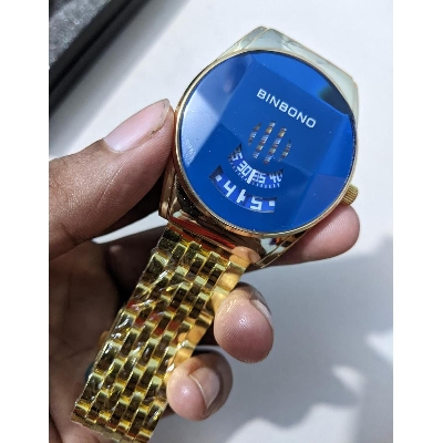 Picture of Binbond Quartz Watch Stylist Diamond Display -Watch - Gold