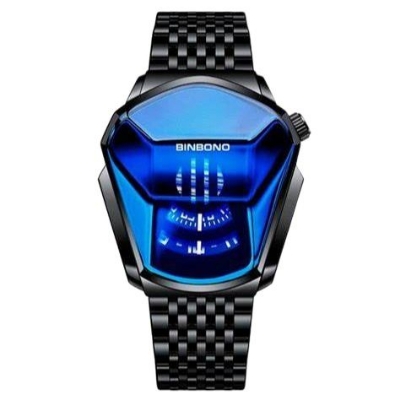Picture of Binbond Quartz men's watch black color - Black