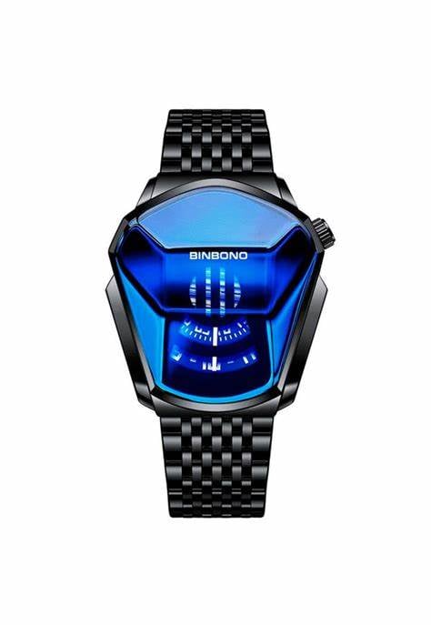 Picture of Binbond Quartz men's watch black color - Black
