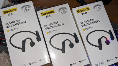 Picture of Baseus BA-X2 Air Conductuin Wireless Headphone - Black