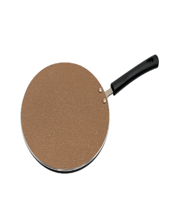 Picture of TPR NS Marble Coated Dosa Tawa - 26 CM Wooden Brown