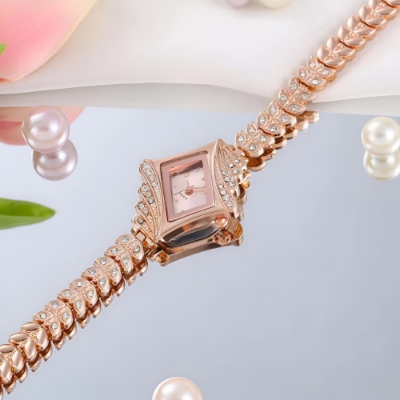Picture of Analog Stylish Elegant Watch For Women - Rose Gold
