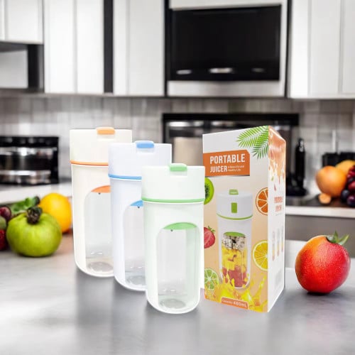 Picture of Thumbnail 1Thumbnail 2Thumbnail 3Portable Blender Rechargeable - Cordless Personal Small Blender 480Ml