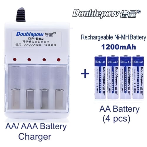Picture of DP 4 Slot Rechargeable AA AAA Battery Charger