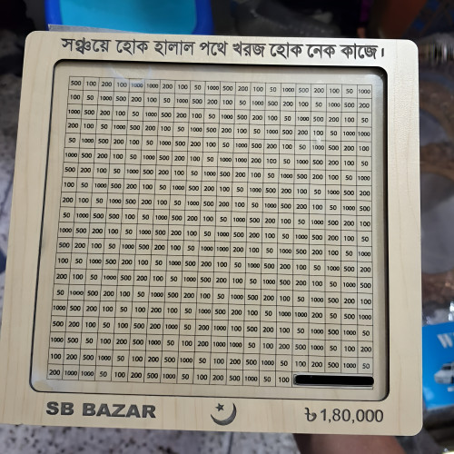 Picture of Wooden Savings Bank For Umrah