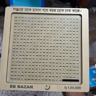 Picture of Wooden Savings Bank For Umrah