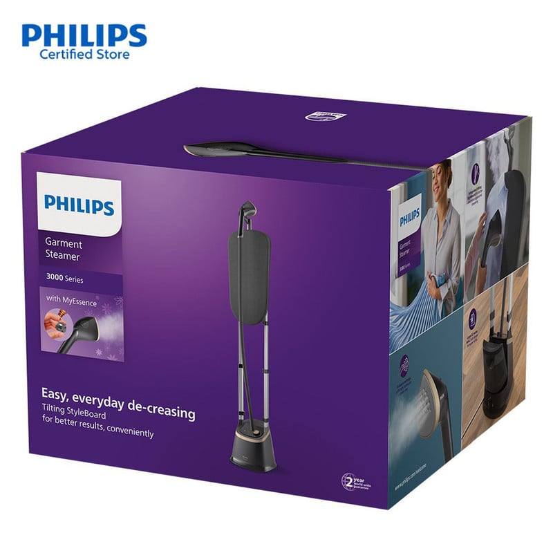 Picture of Philips Stand Garment Steamer with Tilting StyleBoard 3000 Series STE3170/80