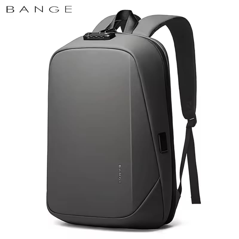 Picture of BANGE -7251 Anti Thief Ultra Smart Premium Backpack-Ash color