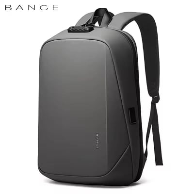 Picture of BANGE -7251 Anti Thief Ultra Smart Premium Backpack-Ash color