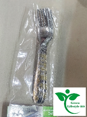Picture of 6 Pcs Set 6 Inch Stainless Steel Cutlery - Add Elegance To Your Dining Table With This Set Of Six 6-Inch Stainless Steel Cutlery Pieces - Featuring Multi-Design Prints