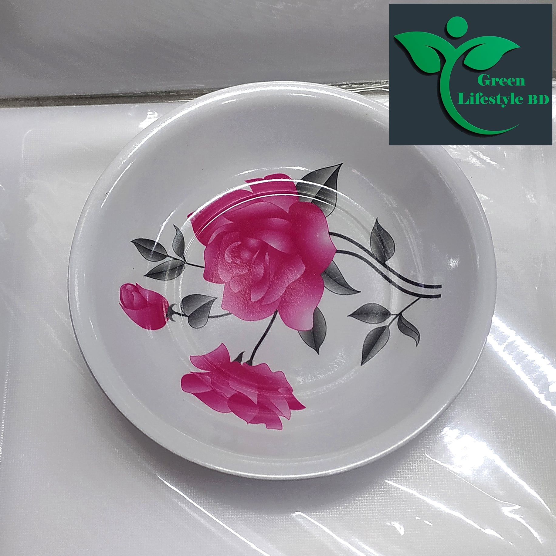 Picture of 06 pcs Melamine Half Bowl/Bati Medium Size (6.5 inches) Multi Design Melamine Bowl Set. - Multicolor