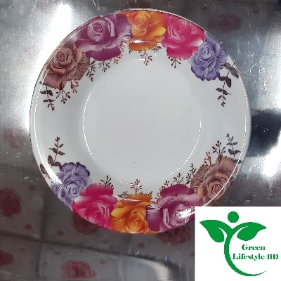 Picture of 6 pcs Set Big Melamine Plate (9.5" Size ) for Home & Office High Quality Melamine. - Multicolor