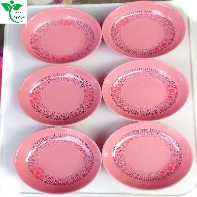 Picture of Melamine Finni Bowl 6 Pcs Pink Color (size 4.75 inches) Super hard Melamine. - Pink