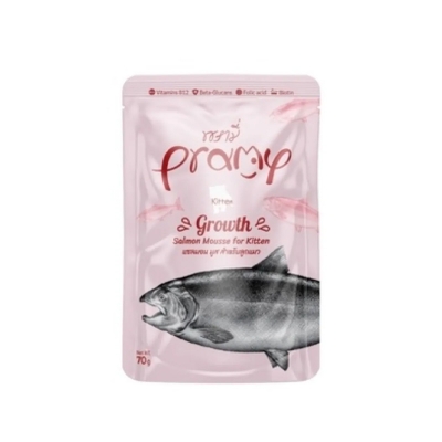 Picture of Pramy GROWTH Pouch Cat Food Salmon Mousse for Kitten 70gm