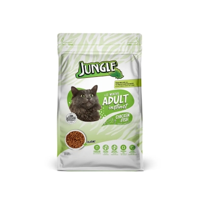 Picture of Jungle Premium Dry Cat Food Chicken & Fish 500gm