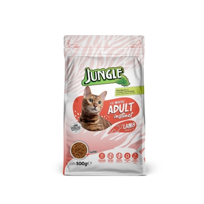 Picture of Jungle Premium Dry Cat Food Lamb 500gm