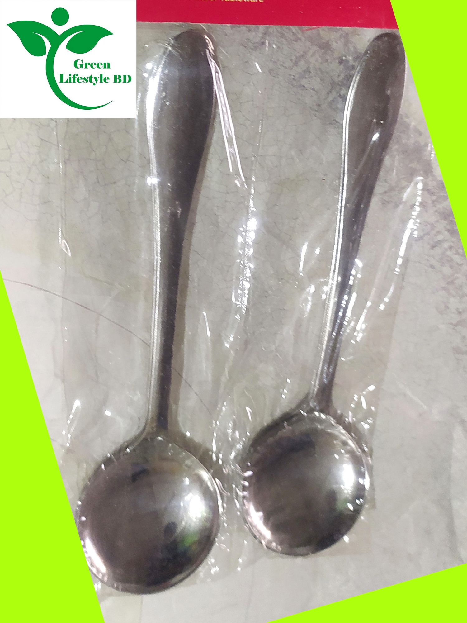 Picture of Good quality Stainless Steel 6 Piece Set Soup Spoon 6 Inch Tall For Dining and Kitchen - Silver