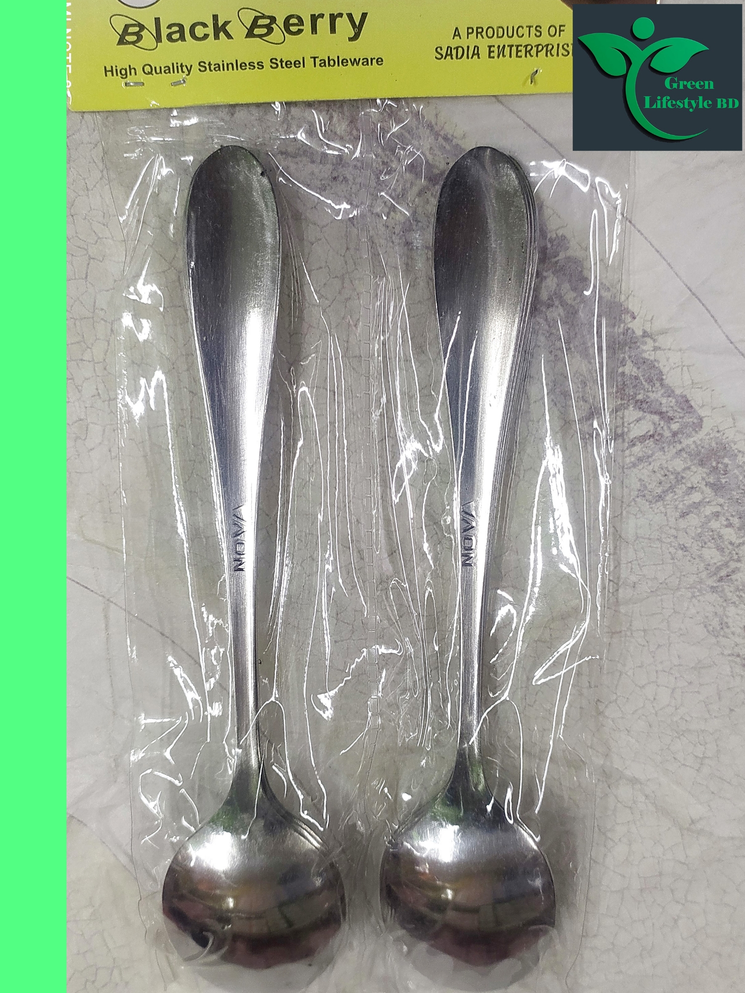 Picture of High quality Stainless Steel 6 Piece Set Tea Spoon 6 Inch Tall For Dining and Kitchen - Silver