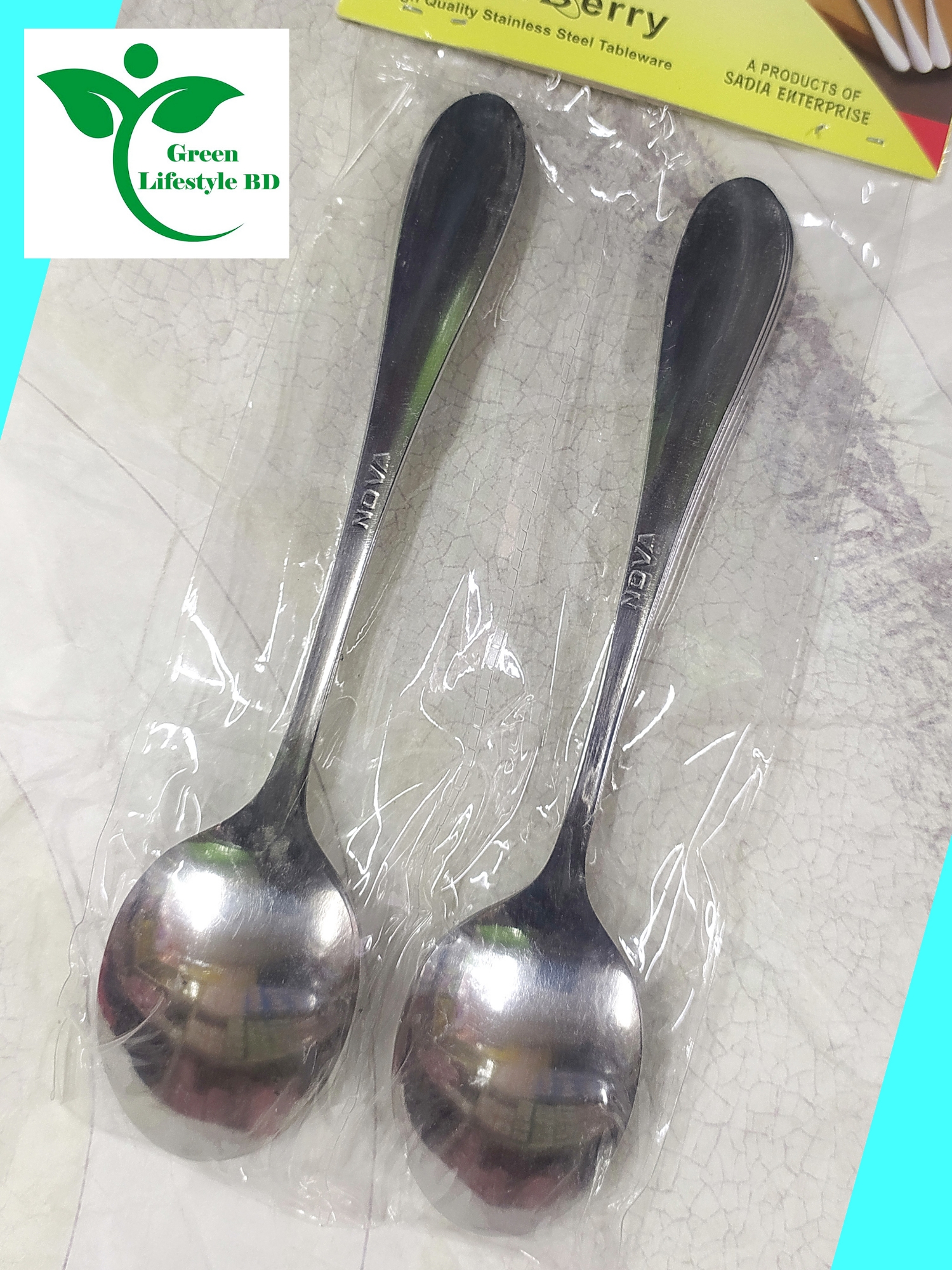 Picture of High quality Stainless Steel 6 Piece Set Tea Spoon 6 Inch Tall For Dining and Kitchen - Silver