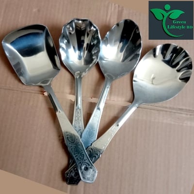 Picture of Stainless Steel Serving Spoon Set – 4 Pcs, 10 Inch Premium Serving Spoons for All Dishes