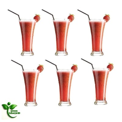 Picture of Premium Water and Juice Glasses Set of 6/2, Transparent 300ml Drinking Water Glass, Pilsner Stylish and Crystal Highball Glasses for Water, Juice, Milk, Lassi, and Cocktails