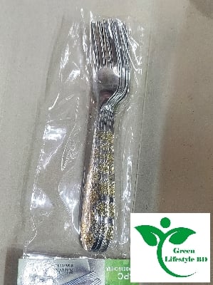 Picture of 12-piece set Stainless steel Spoon Size 6 Inch (6 pieces tea and 6 pieces cutlery) For Home and Office. - Silver