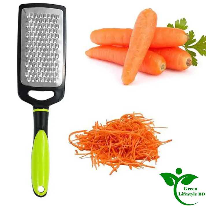 Picture of Vegetable Kitchen Grater/Cheese Shredder with Grip Handle-Green Vegetable Grate ( PACK OF 1 PISE) Kitchen Tool Set - Multicolor