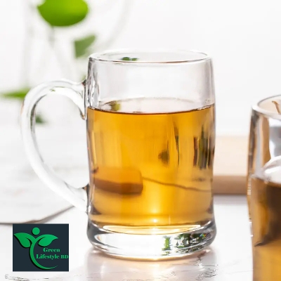 Picture of 400ml Best Quality Drinkware Drinking Glass Mugs Cup With Handle Beer Steins Glass Mugs Glassware
