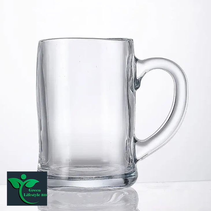 Picture of Luxury Drinkware Drinking Glass Mugs / Water Mug With Handle 400ml Creative Sublimation Steins Glass Mugs Glassware