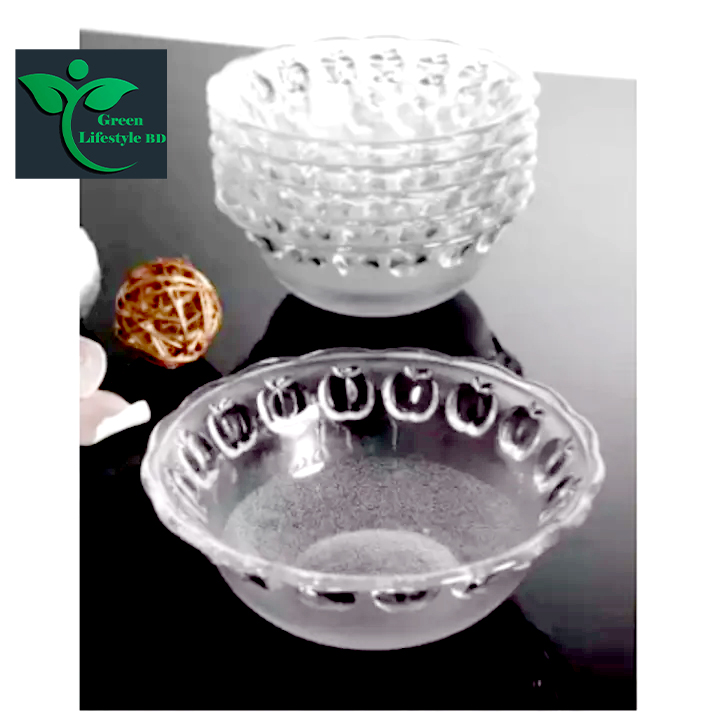 Picture of 6Pcs Gift Glass Bowl Set N-58B Serve Your Meals With Elegance In This Glass Bowl Set - Clear