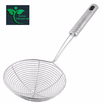 Picture of Stainless Steel Spider Strainer Skimmer Ladle Kitchen Cooking for Pasta and Frying in Kitchen -  Silver, 
3 PCS SET