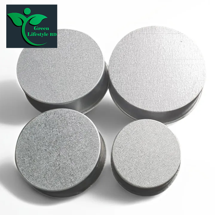 Picture of 4Pcs Round shape Cake Mold,Aluminum Round cake mold 4pis set,Make Cake,Pudding And More,Oven Proof Cake Pan Set. - Silver