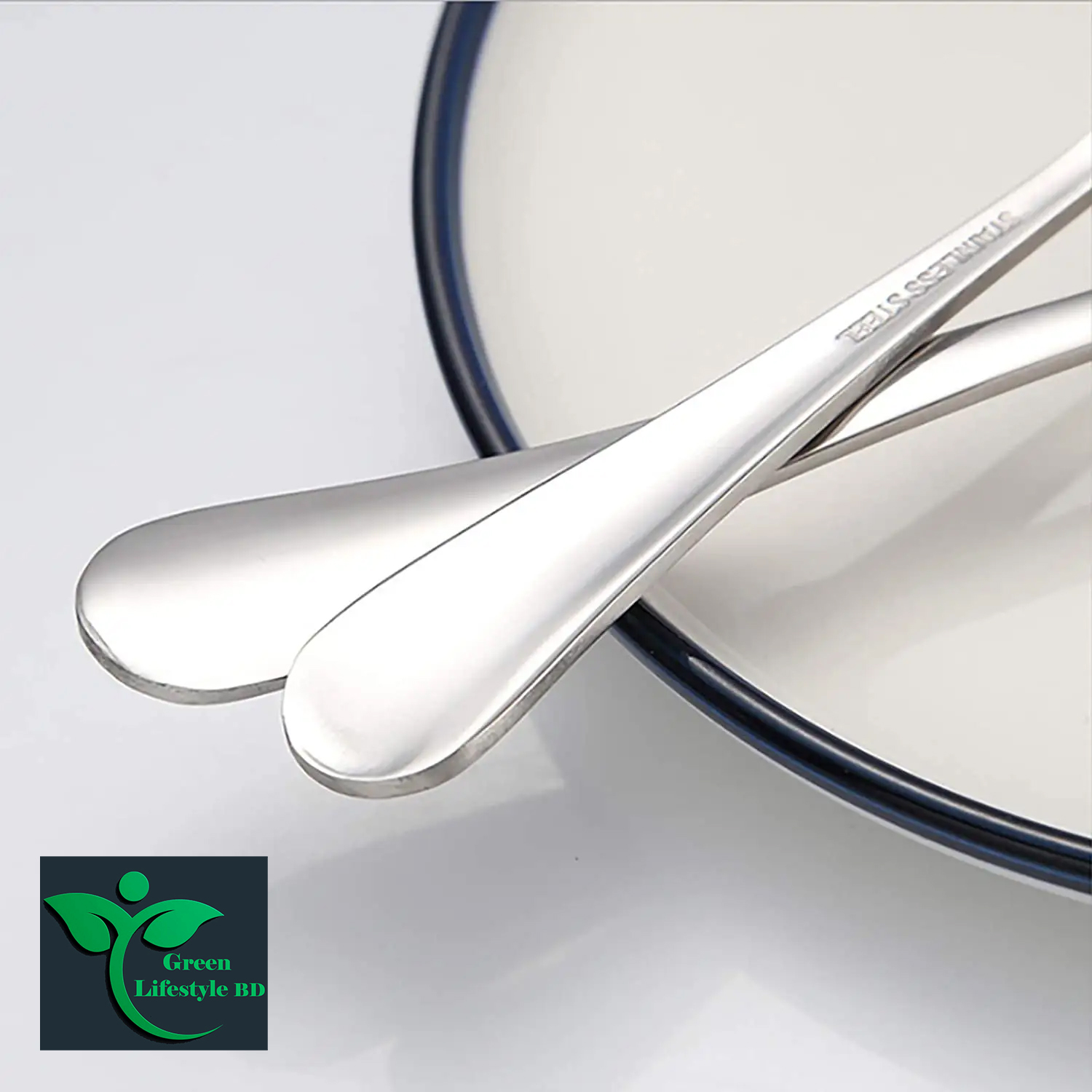 Picture of 6 -Pcs Food Grade Stainless Steel Teaspoon Coffee Spoon, Cheap Spoons 6 -inch Size for Home use