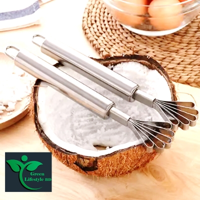 Picture of Stainless Steel Coconut Scraper Tool Kitchen Scale and Potato Accessories with Meat Removal Knife Baking & Pastry Tools