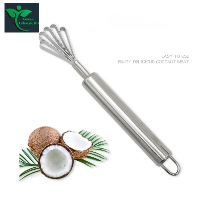 Picture of Multifunctional Creative Planer Stainless Steel Coconut Removal Tool Coconut Meat Removal Knife Scraper Fish Scaler Remover