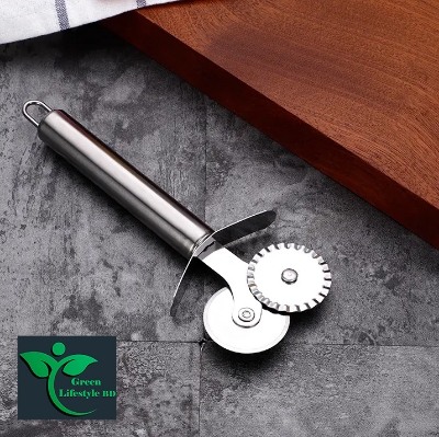 Picture of Stainless Steel Pizza Cutters Pastry Roller Cutter Pizza Knife Cookie Cake Roller Wheel Scissor Bakeware Kitchen Accessories